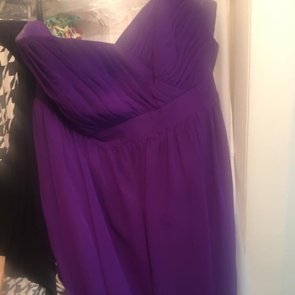 Short purple dress